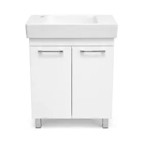   VivaStyle PANEL- KMT 60 lábon álló fürdőszobabútor CeraStyle SHARP - BAL CSAPLYUKAS mosdóval 60x30cm
