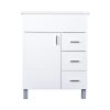 Viva STYLE Karina 75 lábon álló fürdőszobabútor 3 fiókos Sanovit ATRIA 9075 mosdóval 75 x 45,5 cm