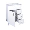 Viva STYLE Karina 75 lábon álló fürdőszobabútor 3 fiókos Sanovit ATRIA 9075 mosdóval 75 x 45,5 cm