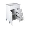Viva STYLE Karina 65 lábon álló fürdőszobabútor 3 fiókos Sanovit ATRIA 9065 mosdóval 65 x 45,5 cm