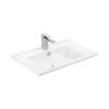 Viva STYLE Karina 75 lábon álló fürdőszobabútor 3 fiókos Sanovit ATRIA 9075 mosdóval 75 x 45,5 cm