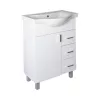 VivaStyle BIANKA 65 lábon álló fürdőszobabútor 3 fiókos Sanovit ALBATROS10065 mosdóval 64,5 x 46,5cm