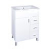 Viva STYLE Karina 75 lábon álló fürdőszobabútor 3 fiókos Sanovit ATRIA 9075 mosdóval 75 x 45,5 cm