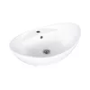 Eros GONDOLA - PULTRA ültethető - Top Counter - porcelán mosdó - 59 x 39 x 21 cm