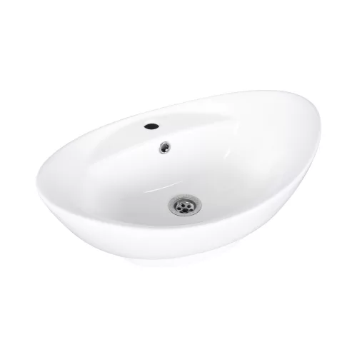 Eros GONDOLA - PULTRA ültethető - Top Counter - porcelán mosdó - 59 x 39 x 21 cm