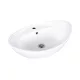 Eros GONDOLA - PULTRA ültethető - Top Counter - porcelán mosdó - 59 x 39 x 21 cm