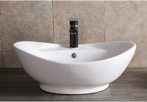 Eros GONDOLA - PULTRA ültethető - Top Counter - porcelán mosdó - 59 x 39 x 21 cm