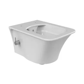   CeraStyle IBIZA fali WC - MATT FEHÉR - BEÉPÍTETT bidé funkcióval - perem nélküli - 51 cm