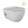 CeraStyle CITY fali WC - MATT FEHÉR- BEÉPÍTETT bidé funkcióval -rimless -perem nélküli - 53 cm