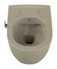 CeraStyle CITY fali WC - MATT BÉZS - BEÉPÍTETT bidé funkcióval - perem nélküli