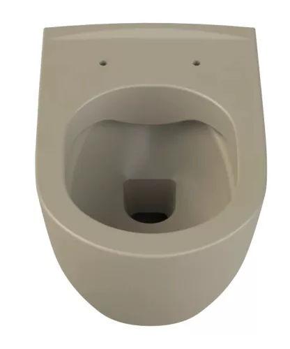 CeraStyle CITY fali WC - MATT BÉZS - rimless - perem nélküli - rejtett szerelésű