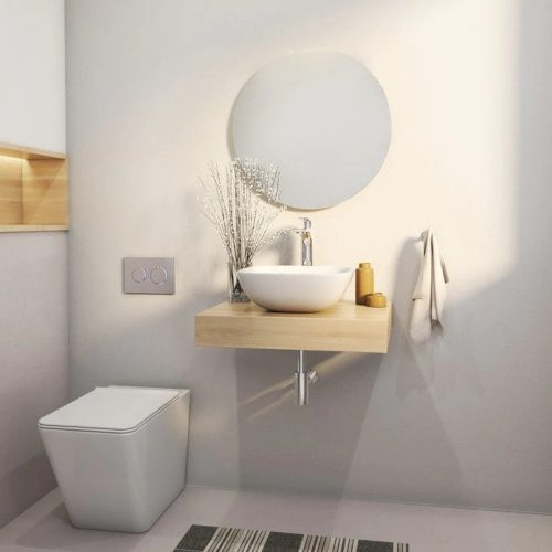 CeraStyle HERA fali WC - BEÉPÍTETT bidé funkcióval - rimless - perem nélküli