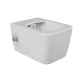 CeraStyle HERA fali WC - MATT FEHÉR - BEÉPÍTETT bidé funkcióval - perem nélküli - 52 cm
