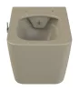 CeraStyle HERA fali WC - MATT BÉZS - BEÉPÍTETT bidé funkcióval - perem nélküli - 52 cm