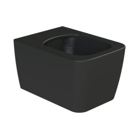  CeraStyle HERA fali WC - MATT FEKETE - rimless - perem nélküli - rejtett szerelésű