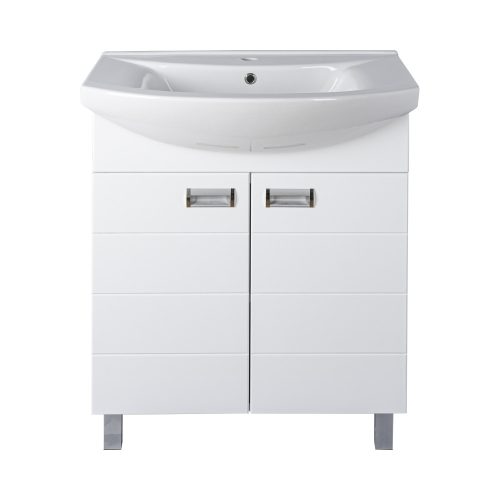 Viva Szquare 55 fürdőszobabútor + Szquare 55 tükrös szekrény + mosdó