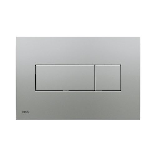 Alcaplast nyomólap - dupla nyomógomb - kicsi szögletes - MATT- KRÓM