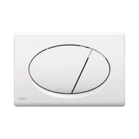 Alcaplast nyomólap - dupla nyomógomb - FEHÉR - FÉNYES