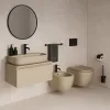 CeraStyle AQUA - PULTRA ültethető - Top Counter - porcelán mosdó - MATT BÉZS - 60 x 40 cm