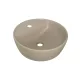 CeraStyle ONE - PULTRA ültethető - Top Counter mosdó - MATT BÉZS - csaplyukas - átm. 42 cm