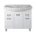 Viva SZQUARE 85 lábon álló fürdőszobabútor Sanovit ZENON 6085 porcelán mosdóval 86 x 50 cm