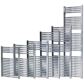   Sanica törölközőszárító radiátor - íves - króm - 500 x 800 mm