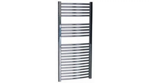 Sanica törölközőszárító radiátor - íves - króm - 600 x 1400 mm