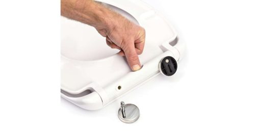 Quick release WC-ülőke termékünket kedvező szállítási feltételekkel! A kép illusztráció!