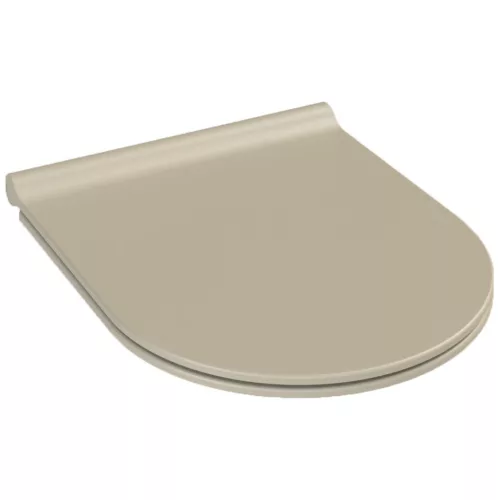 CeraStyle CITY SLIM WC ülőke - MATT BÉZS - duroplast - lecsapódásgátlós - könnyen levehető