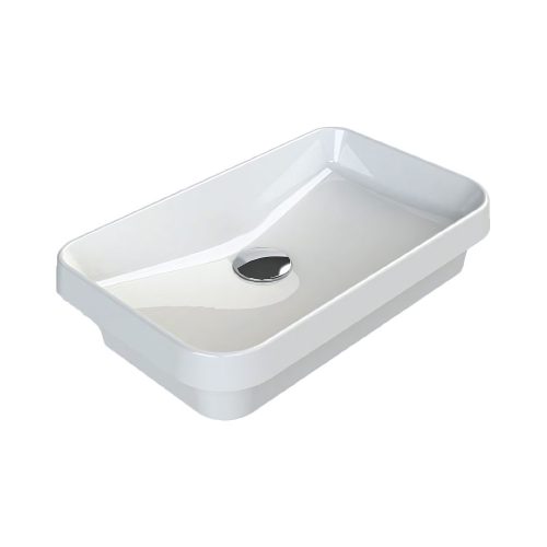 CeraStyle GRAND - PULTBA félig beültethető - Top Counter - porcelán mosdó - 49 x 30 cm