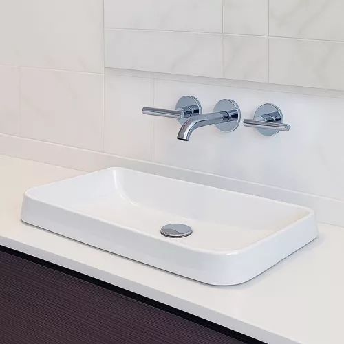 CeraStyle GRAND - PULTBA félig beültethető - Top Counter - porcelán mosdó - 49 x 30 cm