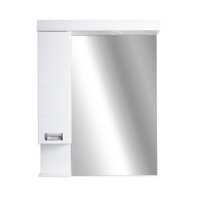   Viva SZQUARE 55 Tükrös fürdőszobai szekrény - BALOS szekrénnyel - 55 x 97 x 15 cm