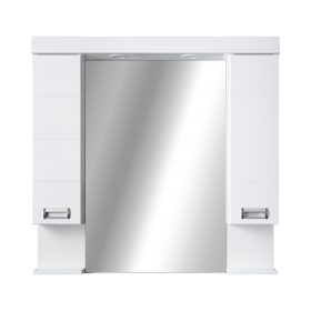   Viva SZQUARE 85 Tükrös fürdőszobai szekrény - DUPLA szekrénnyel - 85 x 97 x 15 cm