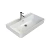 CeraStyle HERA - PULTRA ültethető - BTW- falsíkra záródó - porcelán mosdó - 80 x 48 cm