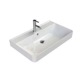   CeraStyle HERA - PULTRA ültethető - Top Counter - porcelán mosdó - 80 x 48 cm