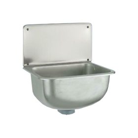   Falikút - rozsdamentes acél - hátfallal - 6/4" - 460 x 340 x 460 mm