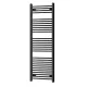 Egyenes törölközőszárító radiátor 1600x600 mm fekete