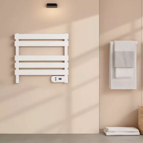 Elektromos törölközőszárító radiátor 150W - TW-588D-WHITE - FEHÉR