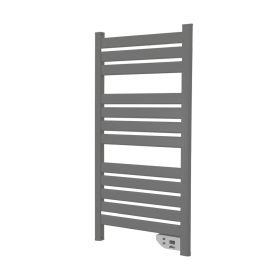 Elektromos törölközőszárító radiátor 500W - SZÜRKE