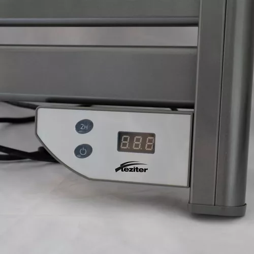 Elektromos törölközőszárító radiátor 500W - SZÜRKE