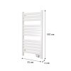 Elektromos törölközőszárító radiátor - TW-500 - 500W - FEHÉR