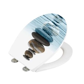 STONE - Design mintás MDF WC ülőke