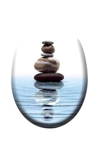 STONE - Design mintás MDF WC ülőke