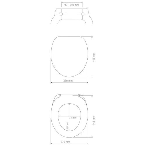 STONE - Design mintás MDF WC ülőke