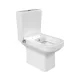 CeraStyle NOURA monoblokk WC - BEÉPÍTETT bidé funkcióval - NEM FALIG érő talppal - 62 cm