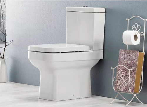 CeraStyle NOURA monoblokk WC - BEÉPÍTETT bidé funkcióval - NEM FALIG érő talppal - 62 cm