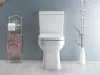CeraStyle NOURA monoblokk WC - BEÉPÍTETT bidé funkcióval - NEM FALIG érő talppal - 62 cm