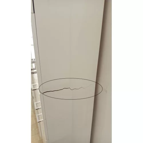 OUTLET - Viva fürdőszobai ÁLLÓSZEKRÉNY 192 magas - SZENNYESTARTÓS - 50 x 35 x 192 cm - SZÉPSÉGHIBÁS TERMÉK