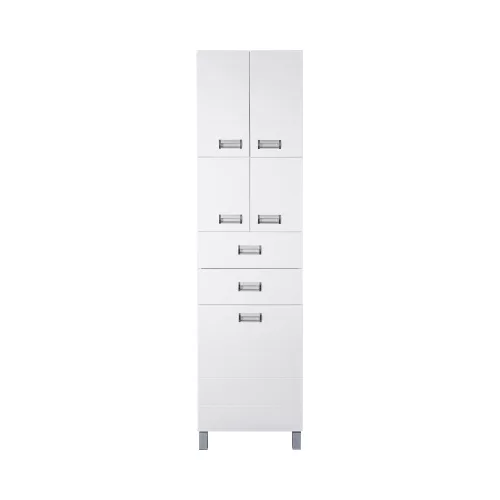 OUTLET - Viva fürdőszobai ÁLLÓSZEKRÉNY 192 magas - SZENNYESTARTÓS - 50 x 35 x 192 cm - SZÉPSÉGHIBÁS TERMÉK