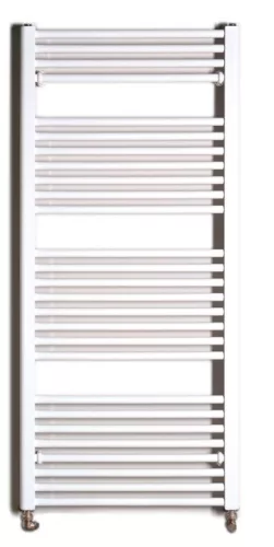 OUTLET - Birossi törölközőszárító radiátor - egyenes - fehér - 600 x 1320 mm